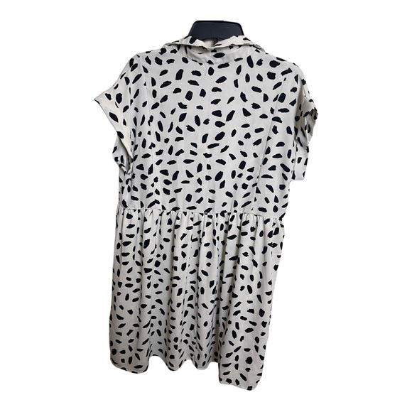 Umgee Animal Print Babydoll Mini Dress Size Medium - Picture 4 of 15
